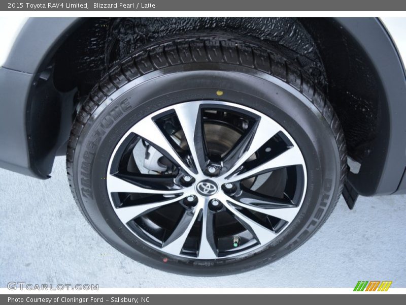 Blizzard Pearl / Latte 2015 Toyota RAV4 Limited
