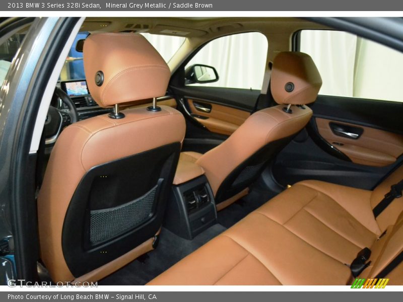Rear Seat of 2013 3 Series 328i Sedan