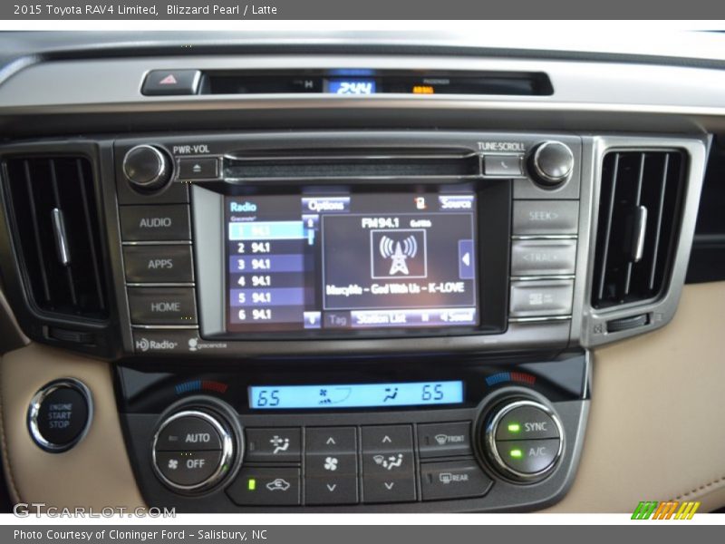 Blizzard Pearl / Latte 2015 Toyota RAV4 Limited