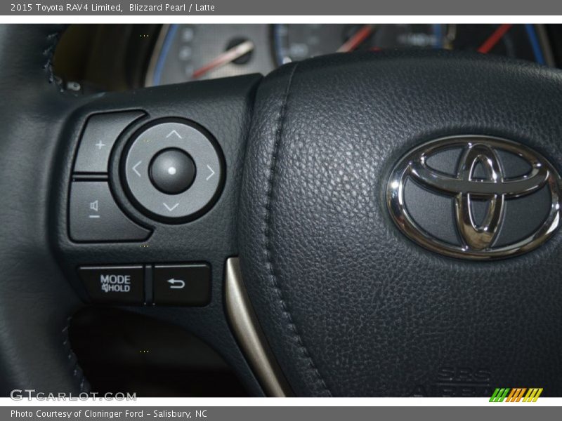 Blizzard Pearl / Latte 2015 Toyota RAV4 Limited