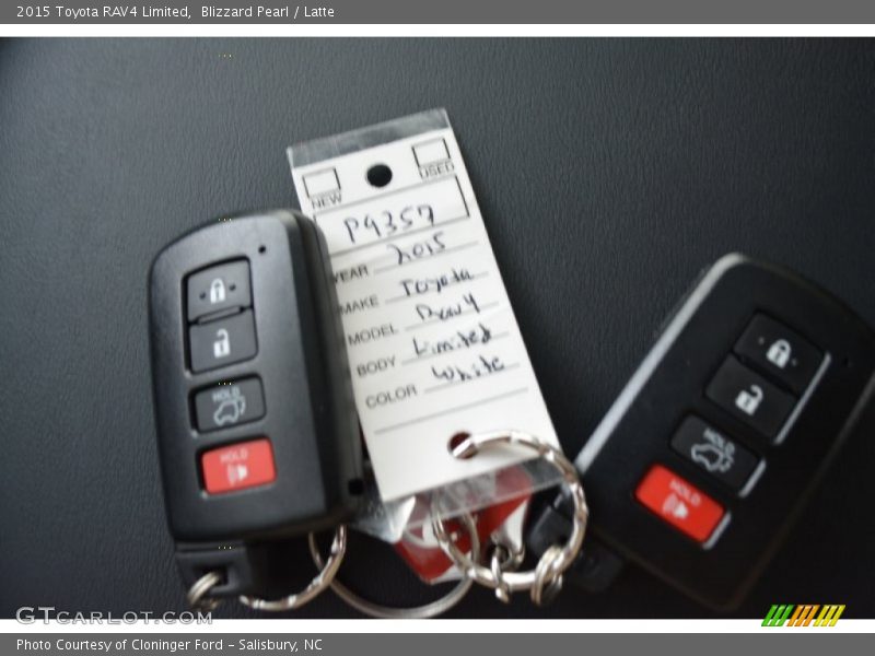 Blizzard Pearl / Latte 2015 Toyota RAV4 Limited