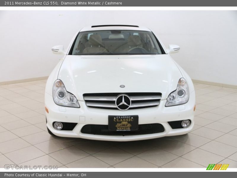 Diamond White Metallic / Cashmere 2011 Mercedes-Benz CLS 550