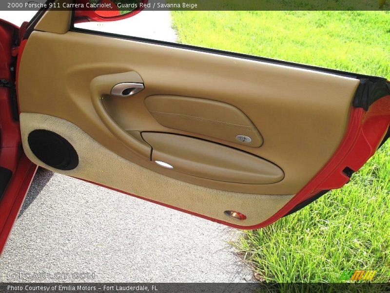 Door Panel of 2000 911 Carrera Cabriolet