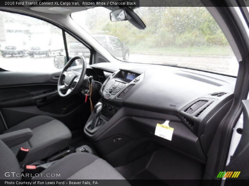 Frozen White / Charcoal Black 2016 Ford Transit Connect XL Cargo Van