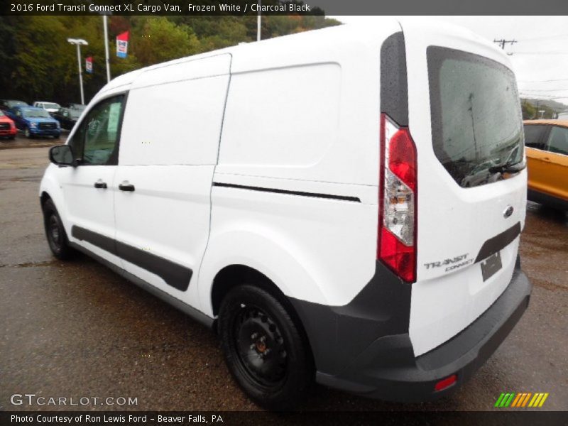 Frozen White / Charcoal Black 2016 Ford Transit Connect XL Cargo Van