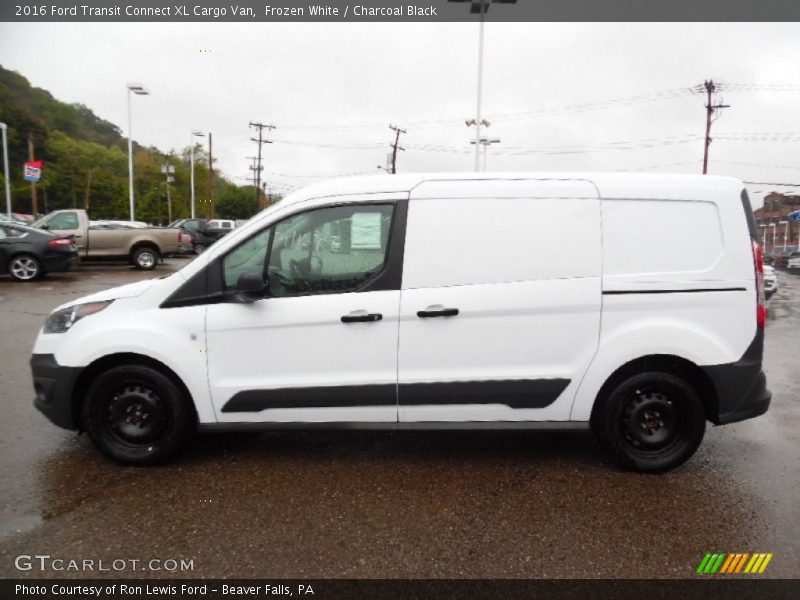 Frozen White / Charcoal Black 2016 Ford Transit Connect XL Cargo Van