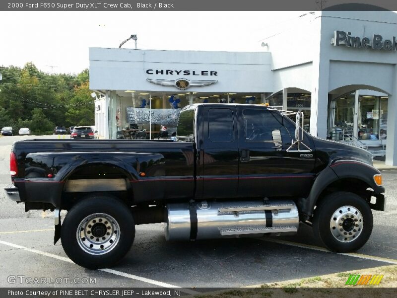 Black / Black 2000 Ford F650 Super Duty XLT Crew Cab