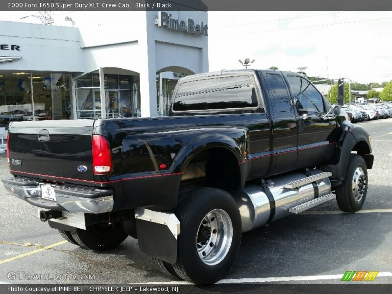 Black / Black 2000 Ford F650 Super Duty XLT Crew Cab
