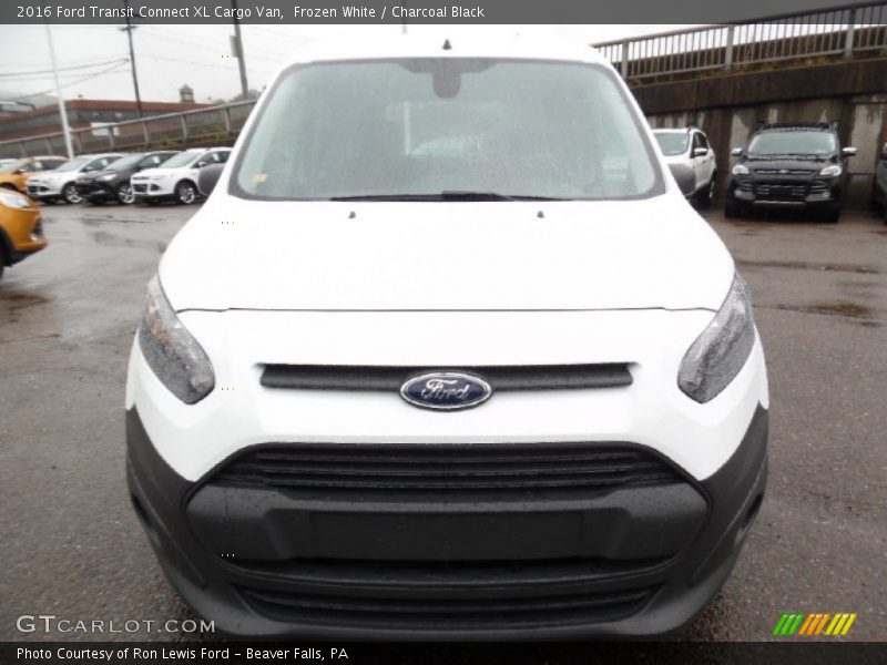 Frozen White / Charcoal Black 2016 Ford Transit Connect XL Cargo Van