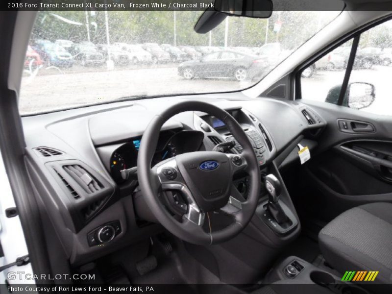 Charcoal Black Interior - 2016 Transit Connect XL Cargo Van 