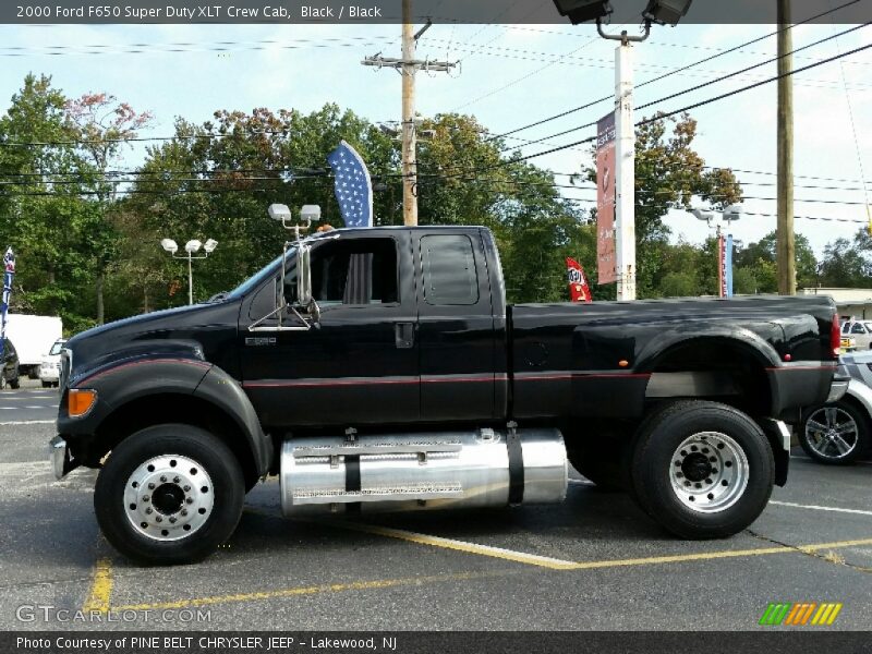 Black / Black 2000 Ford F650 Super Duty XLT Crew Cab