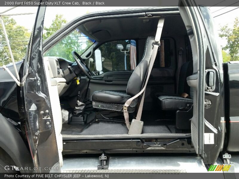 Black / Black 2000 Ford F650 Super Duty XLT Crew Cab