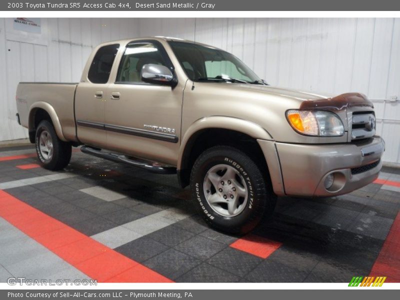 Desert Sand Metallic / Gray 2003 Toyota Tundra SR5 Access Cab 4x4