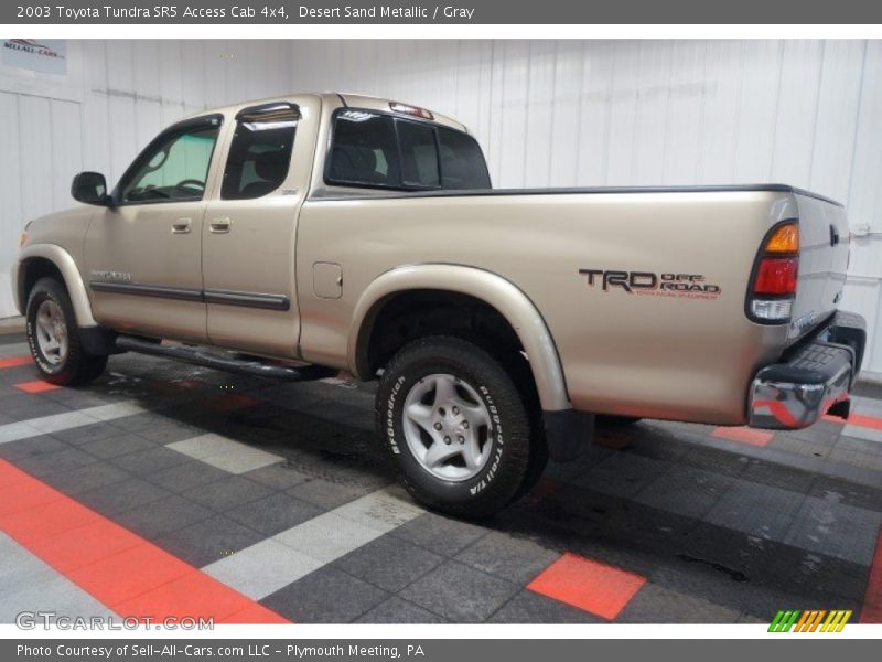 Desert Sand Metallic / Gray 2003 Toyota Tundra SR5 Access Cab 4x4