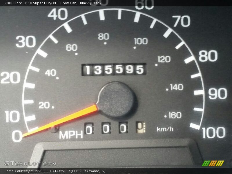 Black / Black 2000 Ford F650 Super Duty XLT Crew Cab