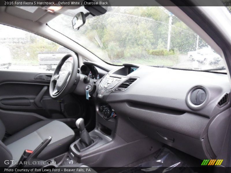  2016 Fiesta S Hatchback Charcoal Black Interior