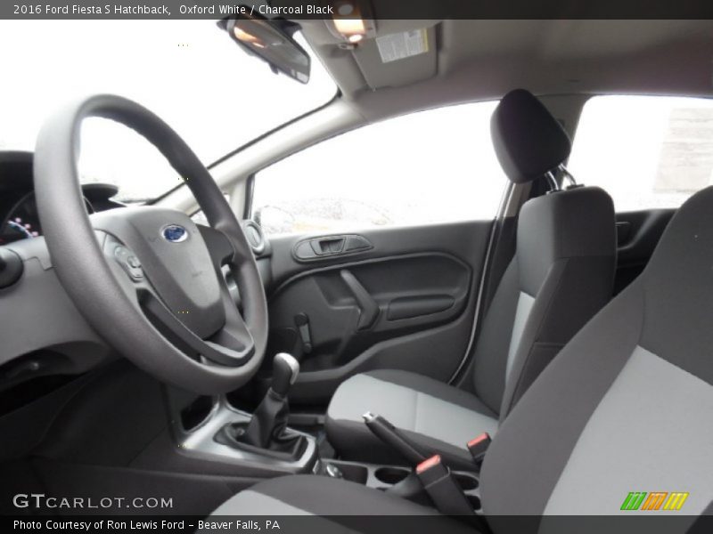  2016 Fiesta S Hatchback Charcoal Black Interior