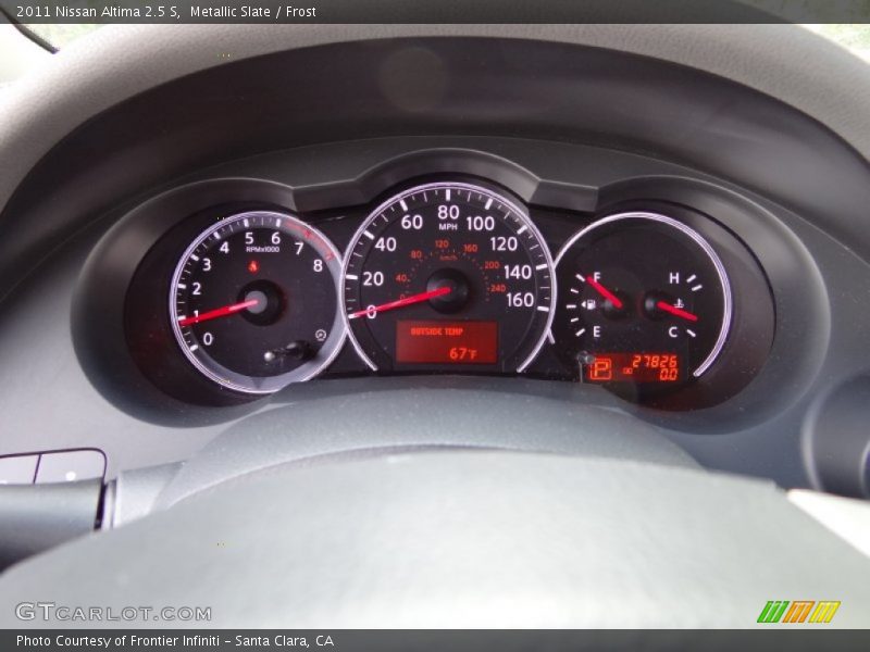 Metallic Slate / Frost 2011 Nissan Altima 2.5 S