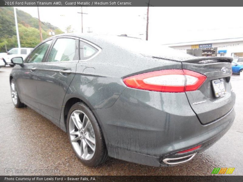 Guard Metallic / Medium Soft Ceramic 2016 Ford Fusion Titanium AWD