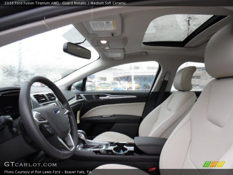 Front Seat of 2016 Fusion Titanium AWD