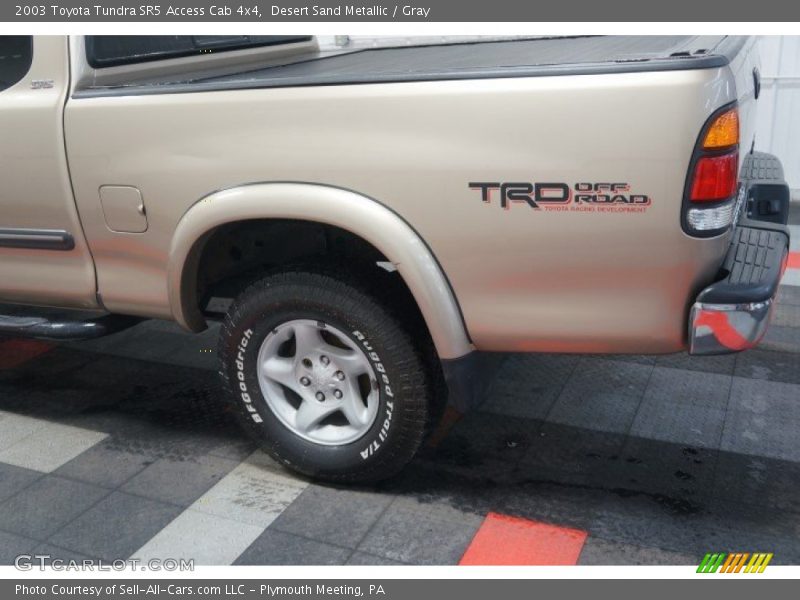 Desert Sand Metallic / Gray 2003 Toyota Tundra SR5 Access Cab 4x4