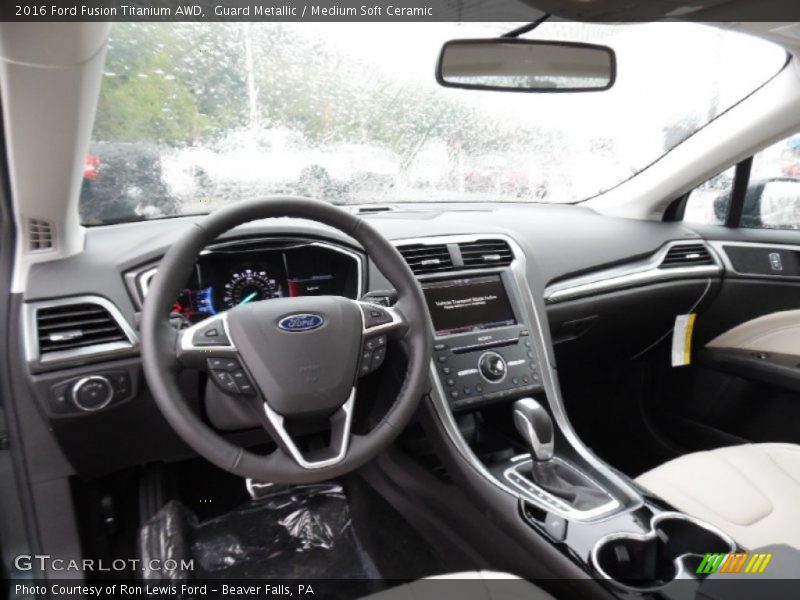 Medium Soft Ceramic Interior - 2016 Fusion Titanium AWD 