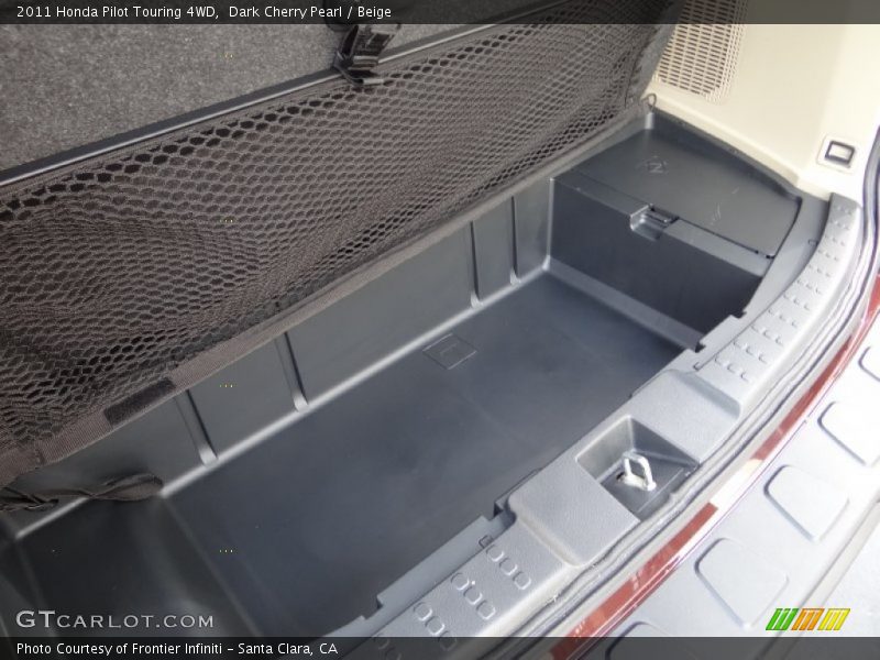 Dark Cherry Pearl / Beige 2011 Honda Pilot Touring 4WD