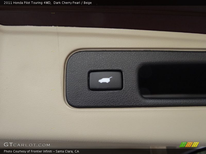 Dark Cherry Pearl / Beige 2011 Honda Pilot Touring 4WD