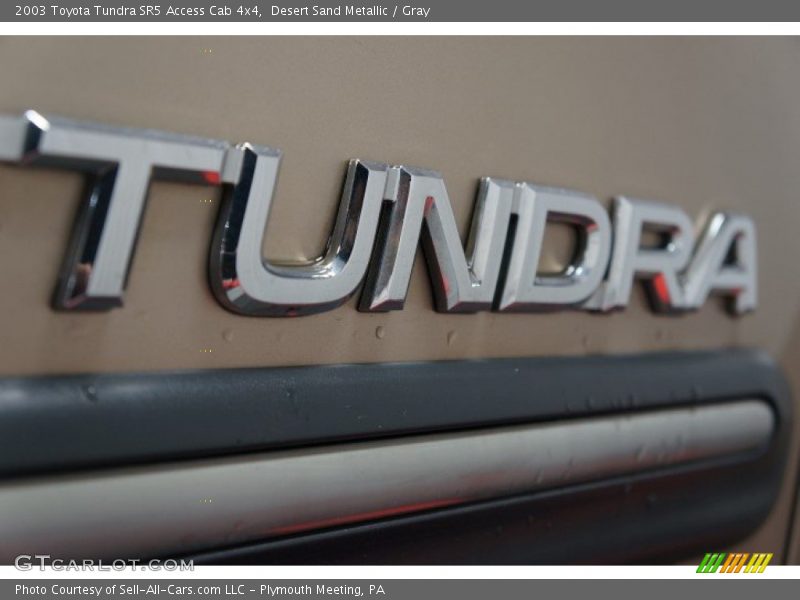 Desert Sand Metallic / Gray 2003 Toyota Tundra SR5 Access Cab 4x4