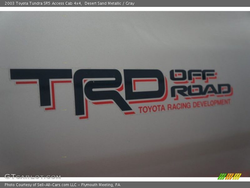 Desert Sand Metallic / Gray 2003 Toyota Tundra SR5 Access Cab 4x4