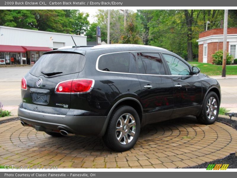 Carbon Black Metallic / Ebony Black/Ebony 2009 Buick Enclave CXL