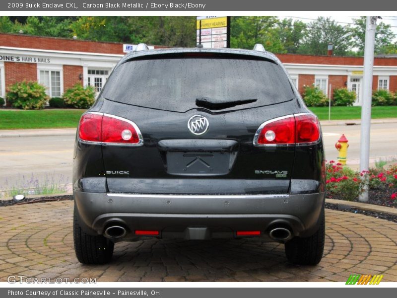 Carbon Black Metallic / Ebony Black/Ebony 2009 Buick Enclave CXL