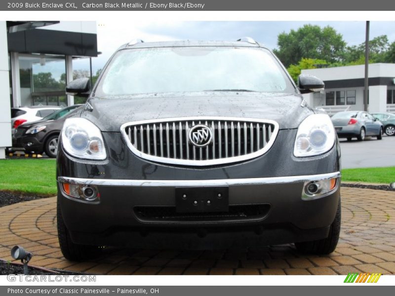 Carbon Black Metallic / Ebony Black/Ebony 2009 Buick Enclave CXL