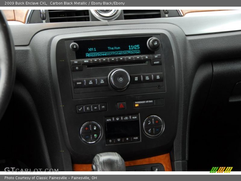 Carbon Black Metallic / Ebony Black/Ebony 2009 Buick Enclave CXL