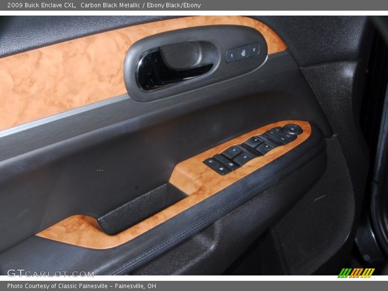 Carbon Black Metallic / Ebony Black/Ebony 2009 Buick Enclave CXL