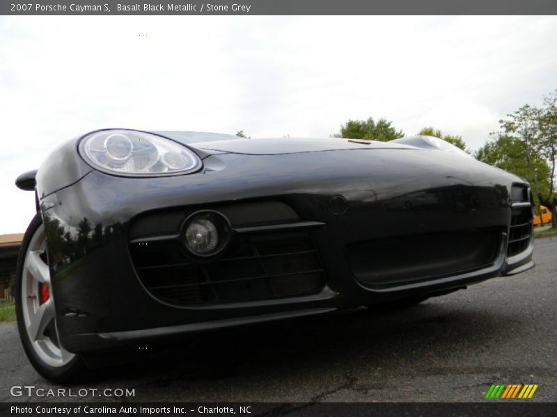 Basalt Black Metallic / Stone Grey 2007 Porsche Cayman S