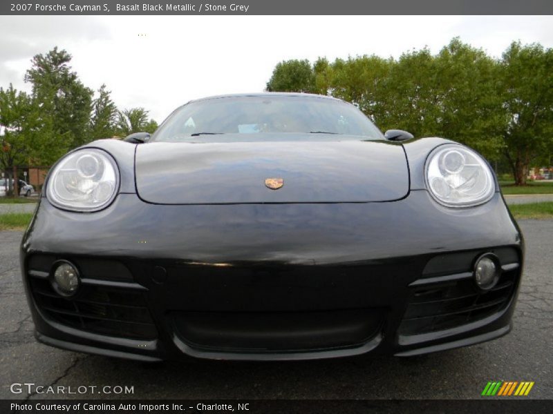 Basalt Black Metallic / Stone Grey 2007 Porsche Cayman S