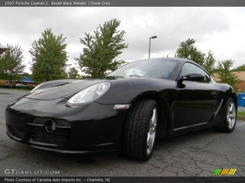 Basalt Black Metallic / Stone Grey 2007 Porsche Cayman S