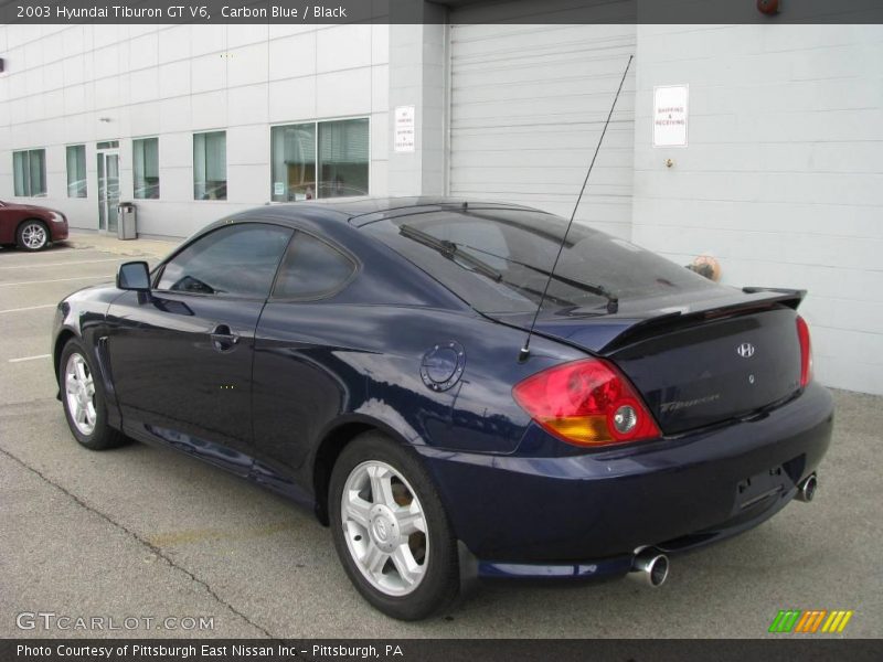 Carbon Blue / Black 2003 Hyundai Tiburon GT V6