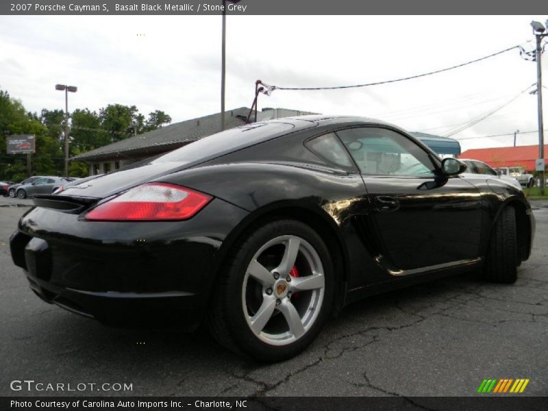 Basalt Black Metallic / Stone Grey 2007 Porsche Cayman S