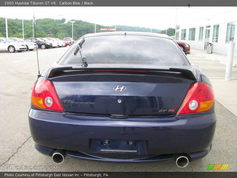Carbon Blue / Black 2003 Hyundai Tiburon GT V6