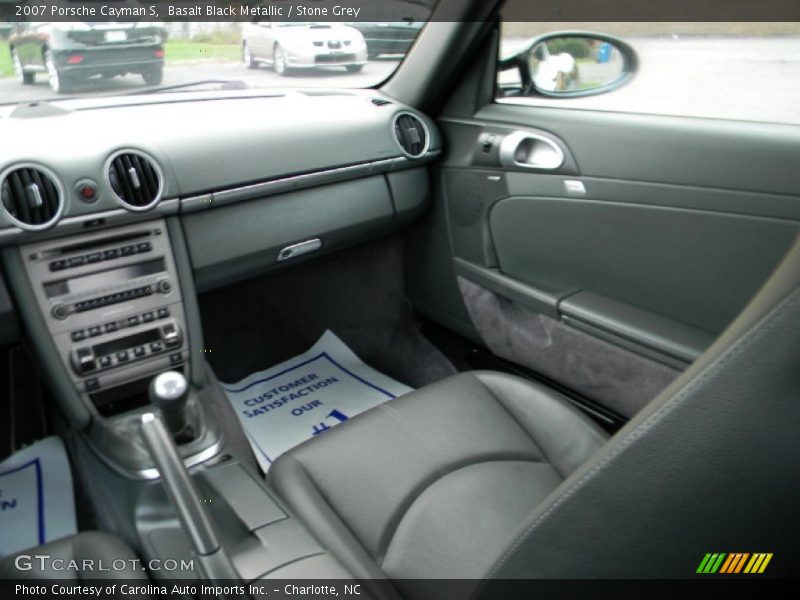 Basalt Black Metallic / Stone Grey 2007 Porsche Cayman S