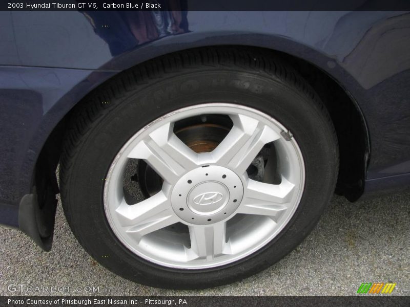 Carbon Blue / Black 2003 Hyundai Tiburon GT V6