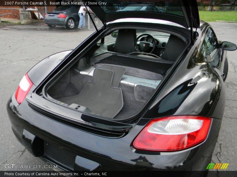 Basalt Black Metallic / Stone Grey 2007 Porsche Cayman S