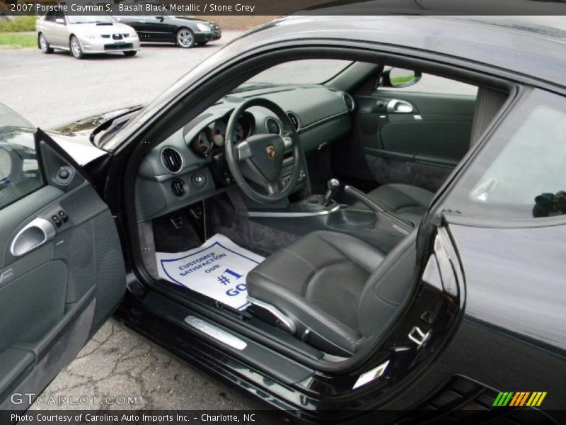 Basalt Black Metallic / Stone Grey 2007 Porsche Cayman S