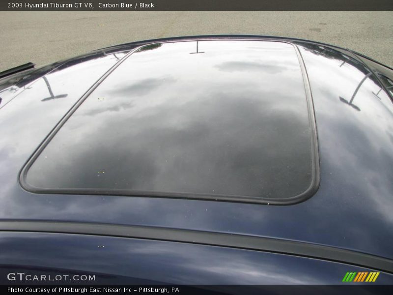Carbon Blue / Black 2003 Hyundai Tiburon GT V6