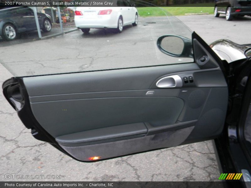 Basalt Black Metallic / Stone Grey 2007 Porsche Cayman S