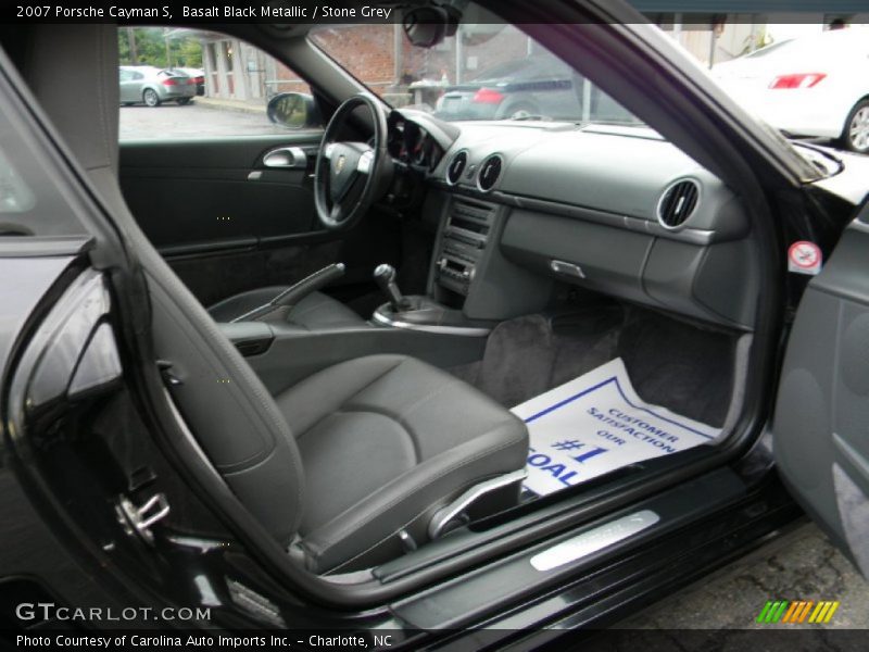 Basalt Black Metallic / Stone Grey 2007 Porsche Cayman S