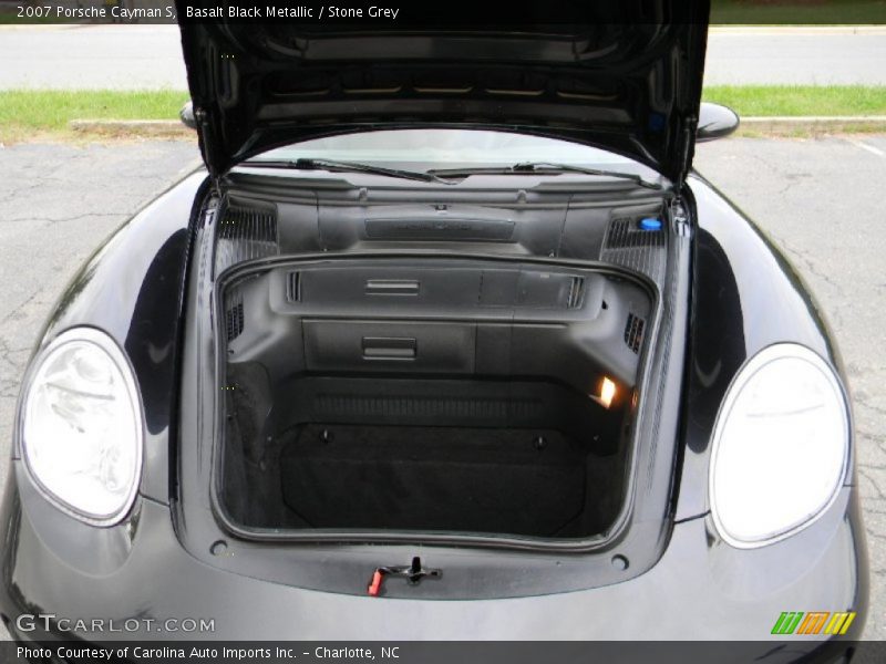 Basalt Black Metallic / Stone Grey 2007 Porsche Cayman S