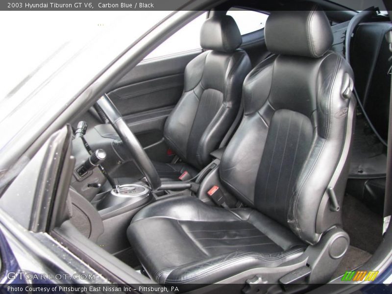 Carbon Blue / Black 2003 Hyundai Tiburon GT V6